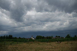 Ein Gewitter ist im Anmarsch